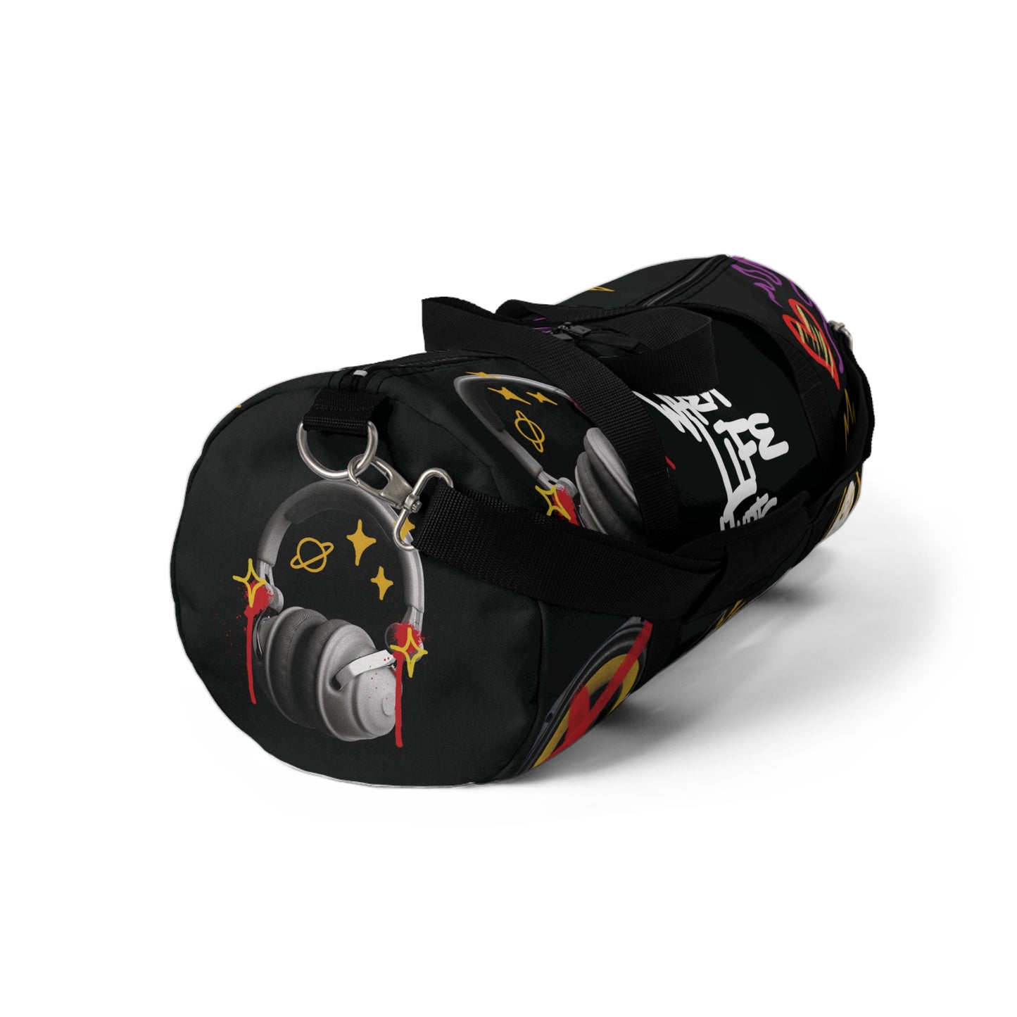 "When Life Hurts, Music Heals" Duffel Bag