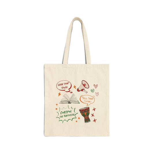 "Tell Your Story" Tote Bag