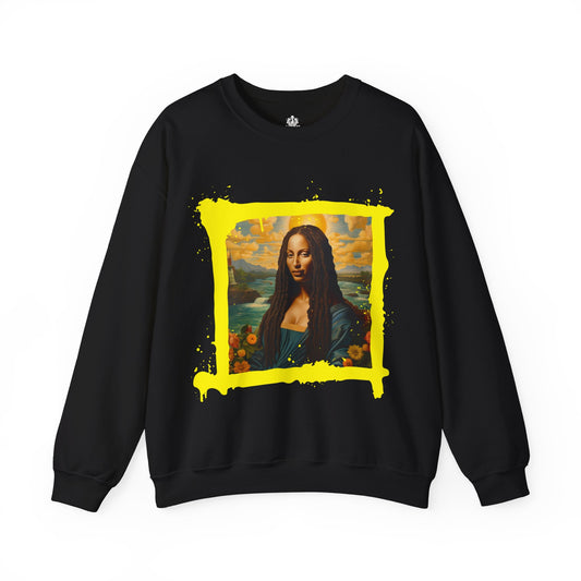 "Black Mona Lisa" Sweatshirt (Unisex)