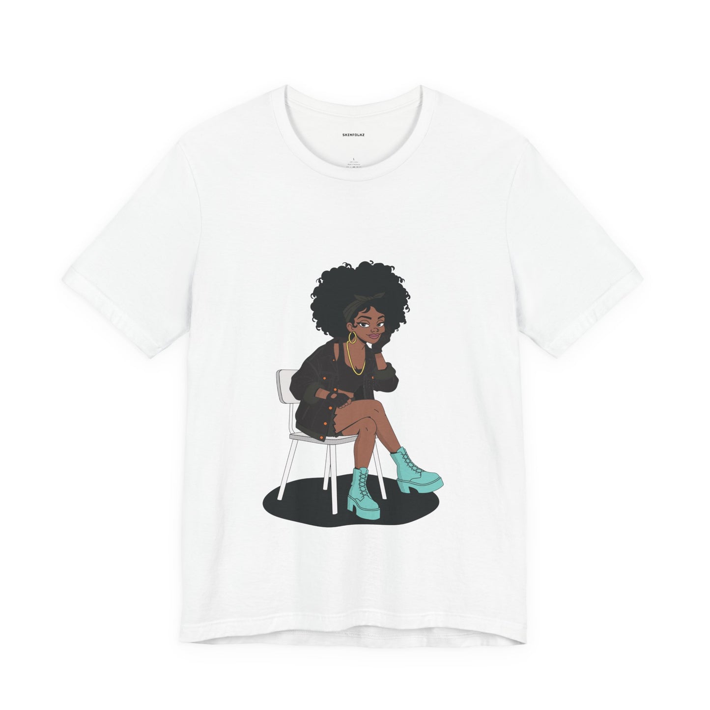 "Tiffany Blue Boots" Unisex Tee