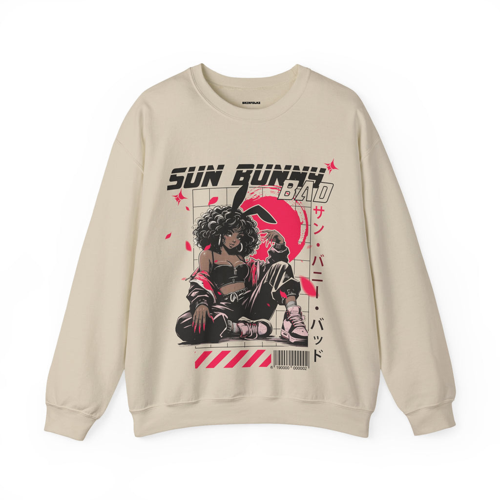 "Sun Bunny Bad" Sweatshirt (Unisex)