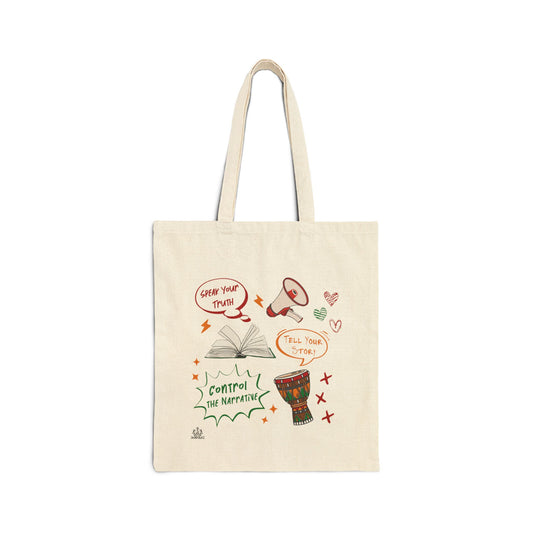"Tell Your Story" Tote Bag