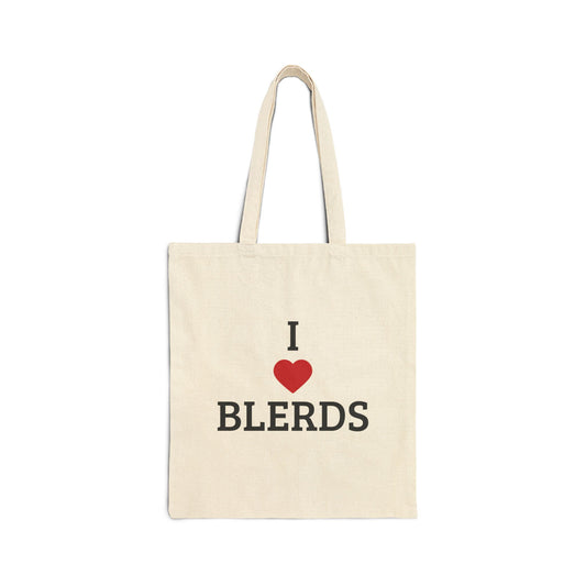 " I love Blerds" Canvas Tote Bag