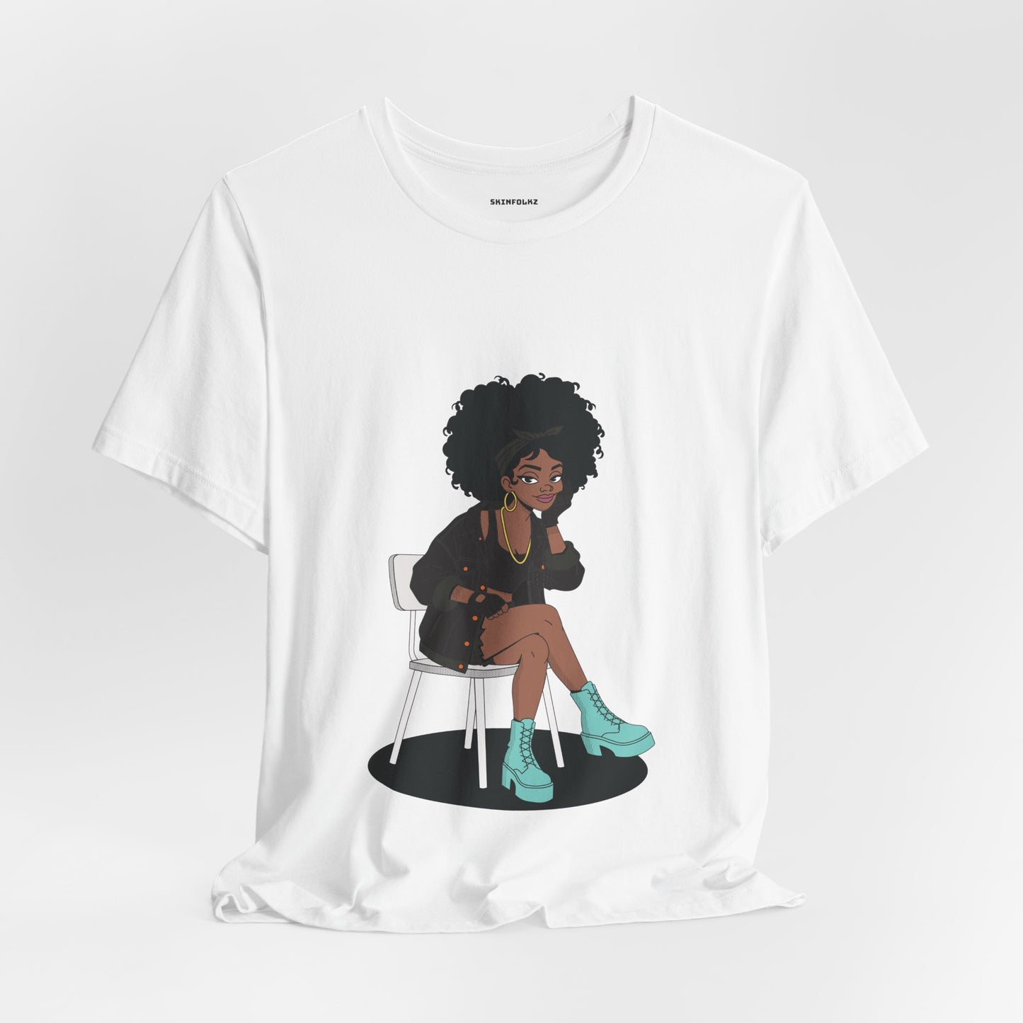 "Tiffany Blue Boots" Unisex Tee