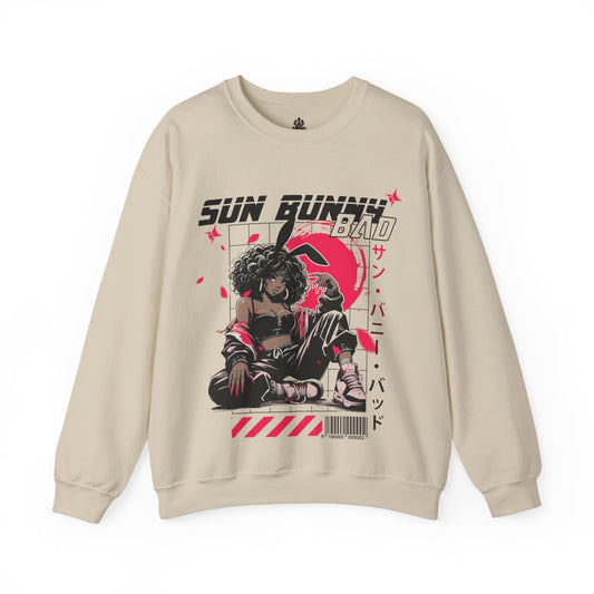 "Sun Bunny Bad" Sweatshirt (Unisex)